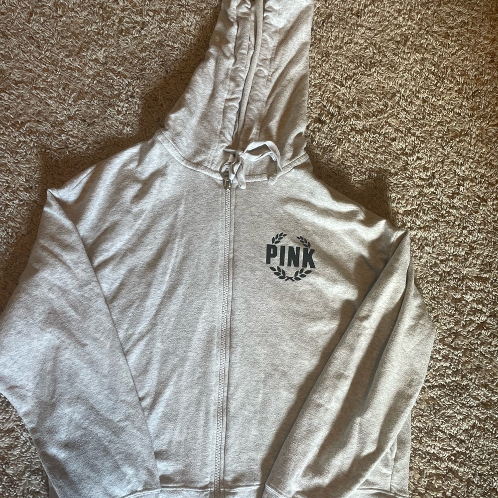 Victoria’s Secret pink zip up hoodie